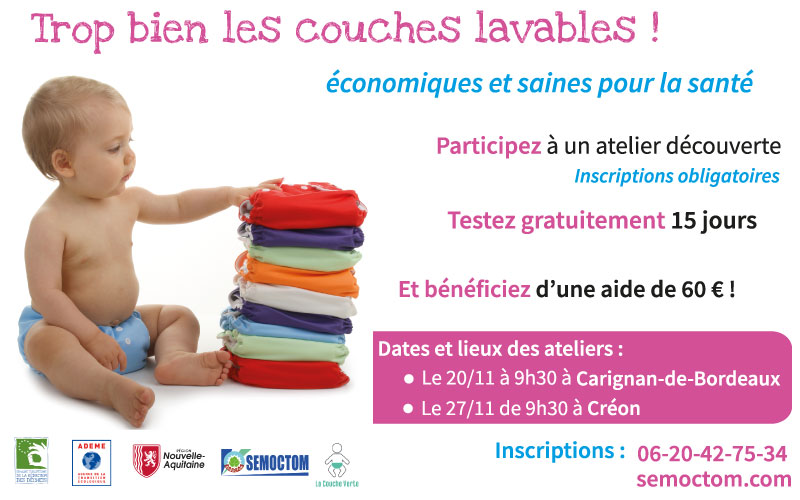 You are currently viewing Opération couches lavables pour les familles.