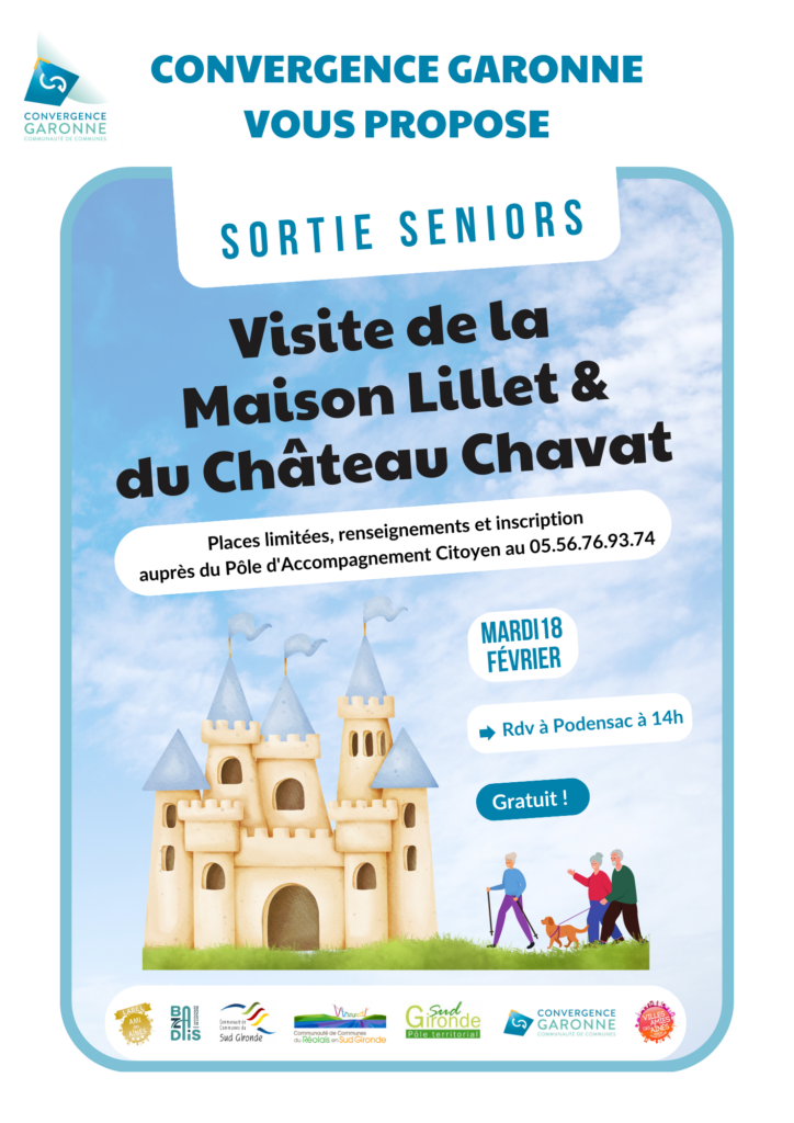 Sortie seniors février 2025 Podensac