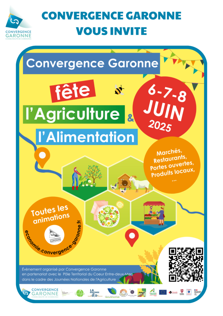 Affiche Fête Agriculture alimentation juin 2025