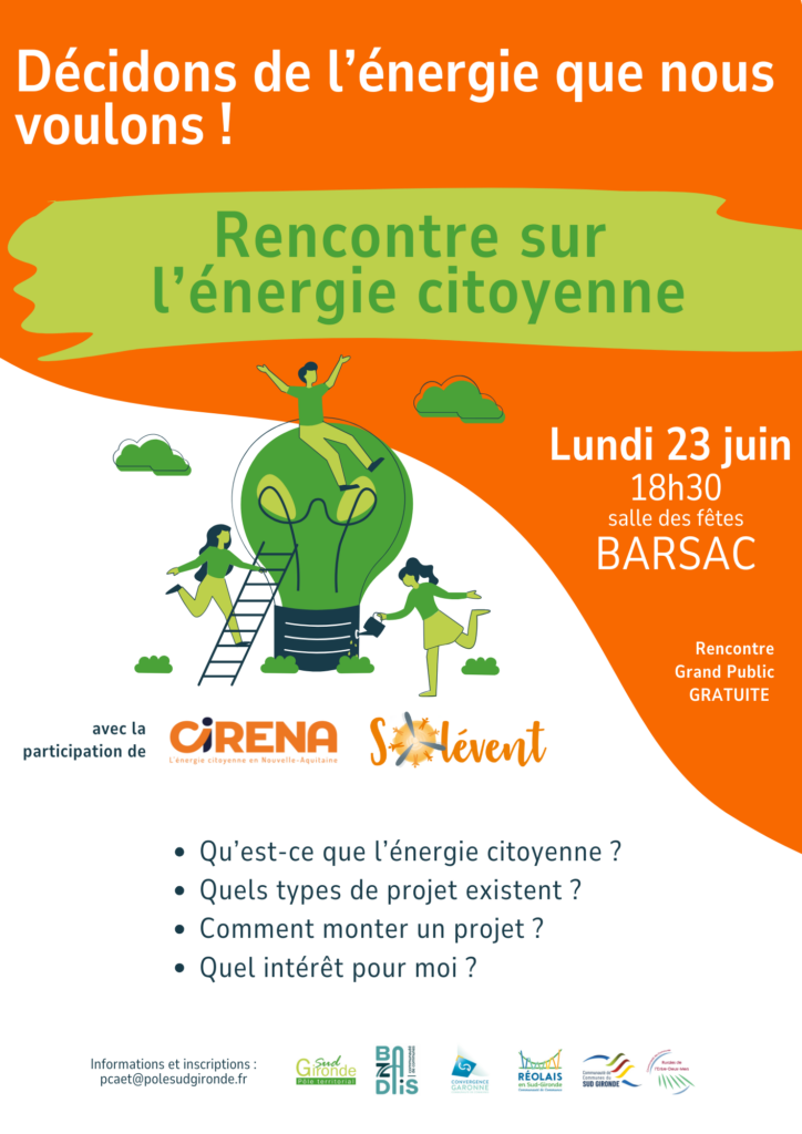 Rencontre Énergie Citoyenne juin 2025 Barsac