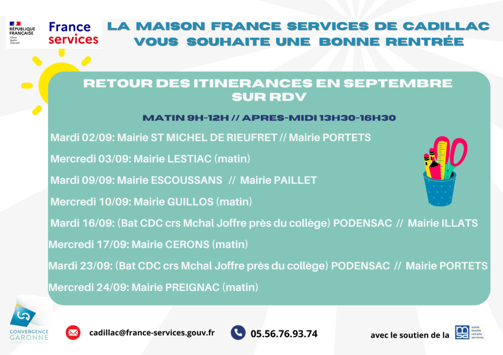 Com' retour de vacances France services