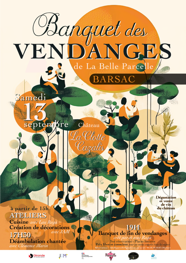 Banquet des Vendanges de la Belle Parcelle à Barsac