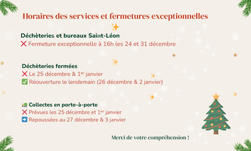 Lire la suite à propos de l’article [SEMOCTOM] Horaires des services et conseils de tri