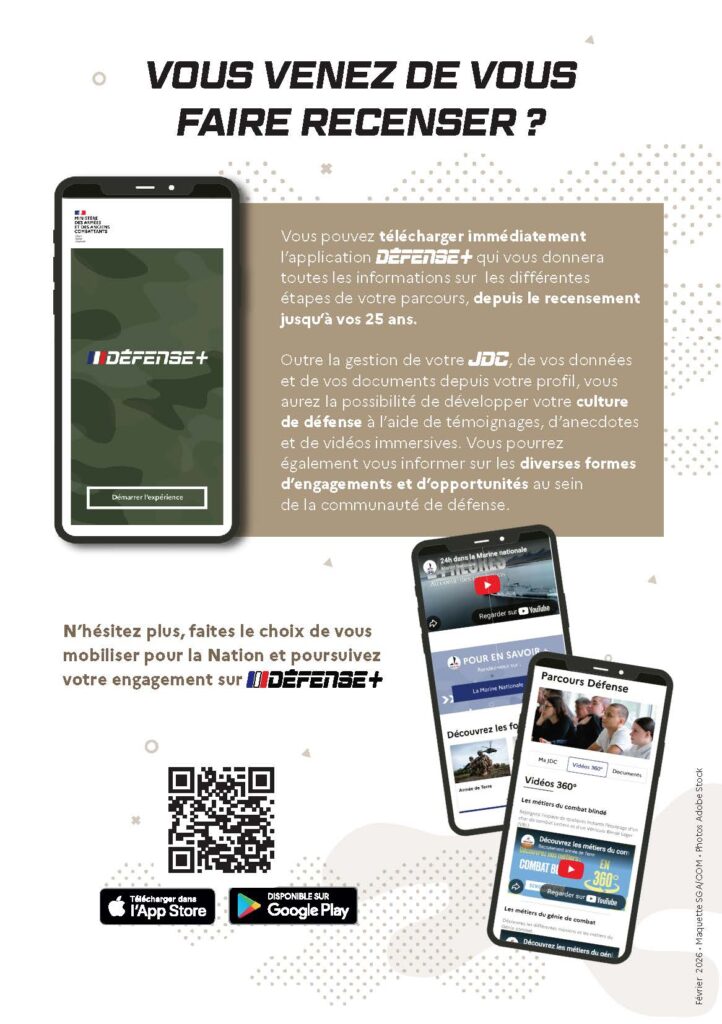 Affiche application defense+