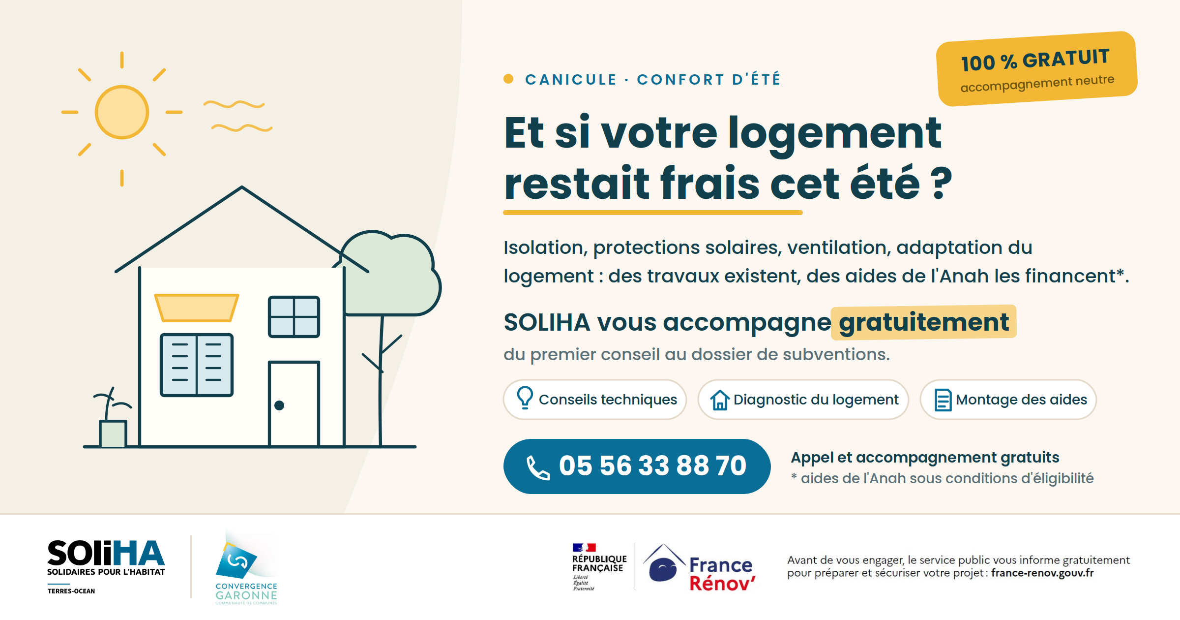 You are currently viewing Canicule : et si votre logement restait frais cet été ?